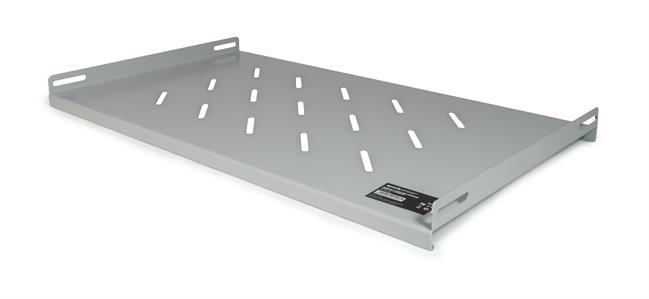 Mensola fissa per armadi rack 19 profondità 280mm, colore grigio
