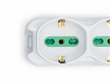 Multipresa 9 ingressi, 3 BIPASSO/SCHUKO e 6 BIPASSO, spina italiana, con interruttore generale