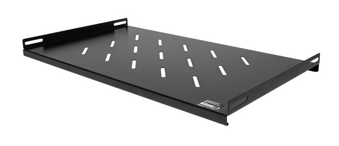 Mensola fissa per armadi rack 19 profondità 300mm, colore nero