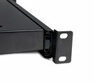 Mensola estraibile per armadi rack 19 profondità 345mm, colore nero