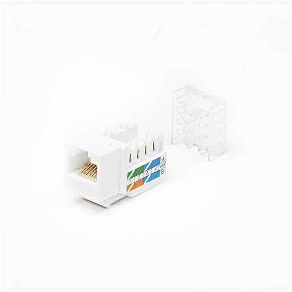 Frutto keystone RJ45 UTP CAT5e, colore bianco