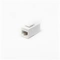 Accoppiattore keystone RJ45 UTP CAT5e F/F, colore bianco