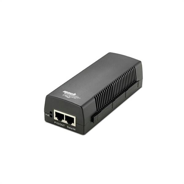 Iniettore PoE 10/100Mbps, IEEE802.3at, 15,4W