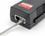 Iniettore PoE 10/100Mbps, IEEE802.3at, 15,4W