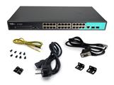 Switch layer 2, 24 porte gigabit PoE48V, 2 porte SFP, full managed