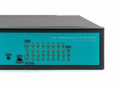 Switch 24 porte fast PoE, 2 porte uplink gigabit, 2 porte SFP, fino a 250 metri, con funzione VLAN