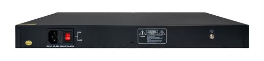 Switch 24 porte fast PoE, 2 porte uplink gigabit, fino a 250 metri, con funzione VLAN