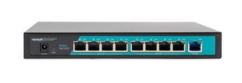 Switch 8 porte fast PoE 24V, 1 porta uplink