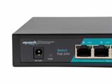Switch 8 porte fast PoE 24V, 1 porta uplink