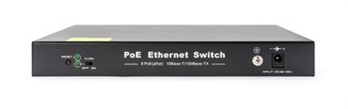 Switch 8 porte Gigabit PoE, 2 Porte Uplink Gigabit,con funzione VLAN, 120W