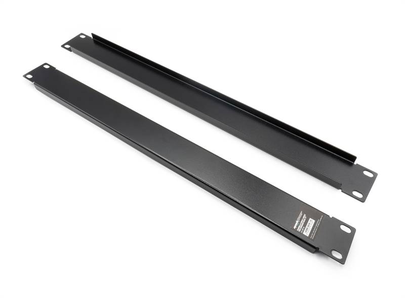 Pannello cieco per armadi rack 19, 1 unità, colore nero (Confezione  da 2 pezzi)