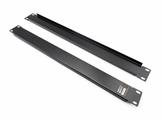 Pannello cieco per armadi rack 19, 1 unità, colore nero (Confezione  da 2 pezzi)