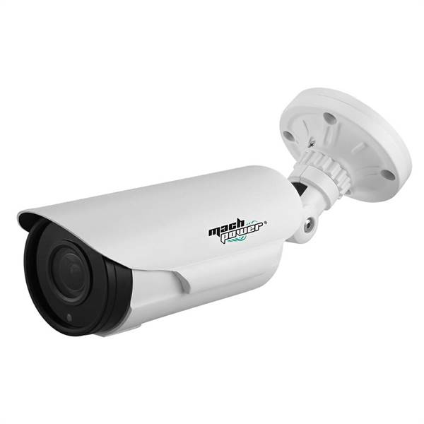Videocamera bullet AHD 4in1 2MP, con ottica 2.8-12mm, DWDR, IR fino a 40 metri, IP66, struttura in metallo