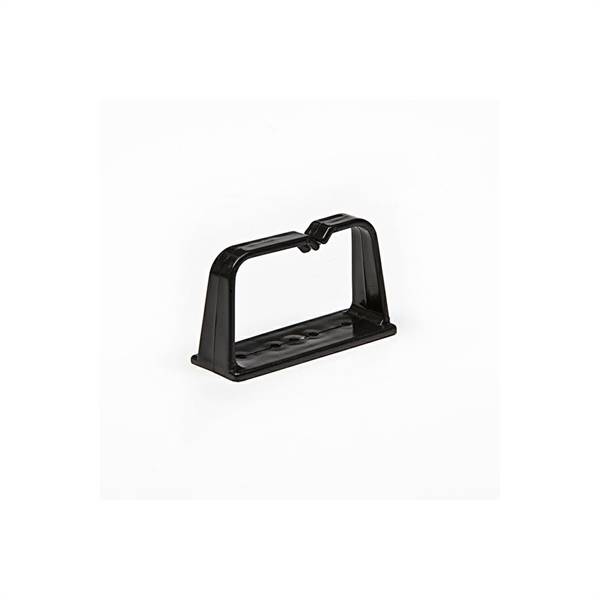 Passacavi singoli per armadi rack, 1 unità, materiale plastica, colore nero (Confezione da 10 pezzi)