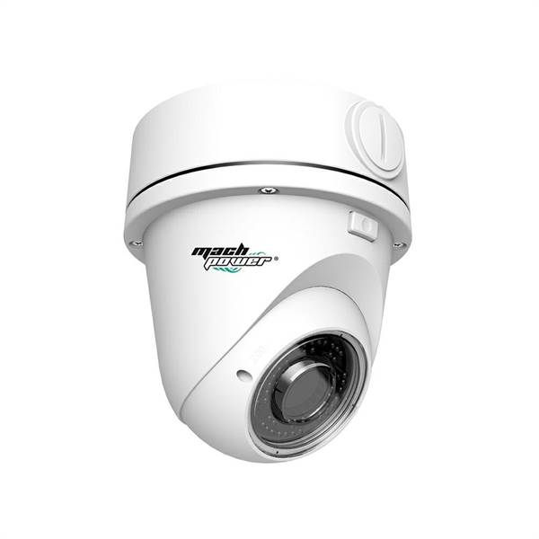 Videocamera dome IP Wi-Fi 2MP, con ottica da 2.8-12mm, H.265+, Slot SD, IR fino a 30 metri, IP66, struttura in metallo, cloud