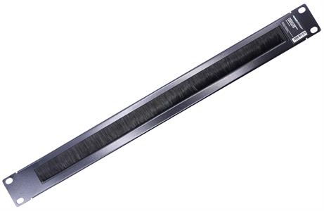 Pannello passacavi per armadi rack da 19 con spazzola