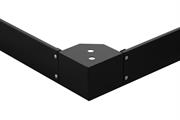 Zoccolo 600x1000mm per armadi rack 19, colore nero