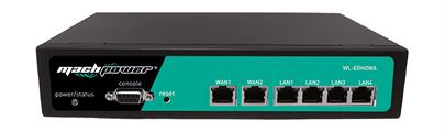 Network Access Gateway / controller, con velocità di trasferimento fino a 300Mbps, fino a 500 utenti simultanei, 2 porte WAN e 4 GLAN
