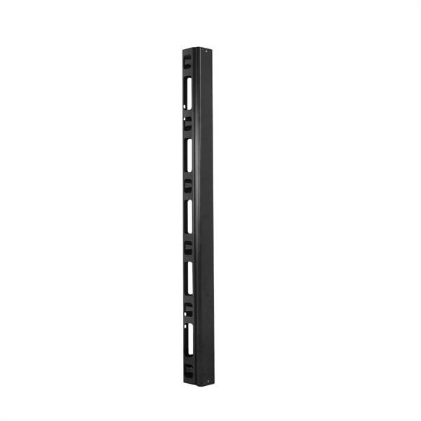 Canala gestione cavi verticale per armadi rack 19 27 unità, colore nero