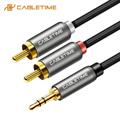 Cavo stereo jack 3.5mm, da M a 2 RCAM,colore space grey, lunghezza 1.8 metri
