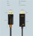 Cavo convertitore DP a HDMI 1080P, connettori placcati in oro, lunghezza 5 metri, colore nero