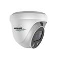Videocamera dome IP 5MP, con ottica autofocus 2,7-13,5mm, IR fino a 20 metri, PoE, IP67, audio, slot SD card