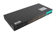 Switch layer 2, 28 porte gigabit, 4 porte SFP, 1 porta console full managed