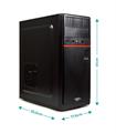 Case Office per ATX/M-ATX con alimentatore da 500W, 2 porte USB 2.0 + 1 porta USB 3.0