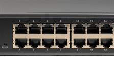 Switch layer 2, 28 porte gigabit, 4 porte SFP, 1 porta console managed, per armadi rack 19