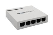 Switch 5 porte gigabit unmanaged, versione desk