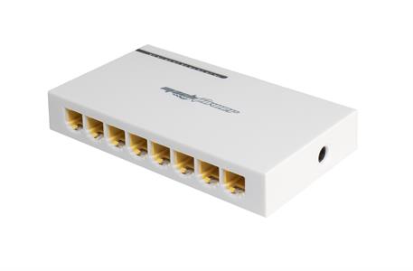 Switch 8 porte gigabit unmanaged, versione desk