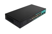 Switch 16 porte gigabit unmanaged 2 porte SFP, per armadi rack 19