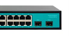 Switch 16 porte gigabit unmanaged 2 porte SFP, per armadi rack 19