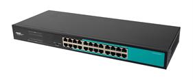 Switch 24 porte gigabit unmanaged, per armadi rack 19