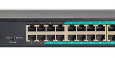 Switch 24 porte gigabit unmanaged, per armadi rack 19