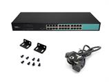 Switch 24 porte gigabit unmanaged, per armadi rack 19
