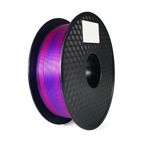 Bobina 1Kg filamento PLA Silk 2 Colori (Blu/Fucsia) diametro 1,75mm