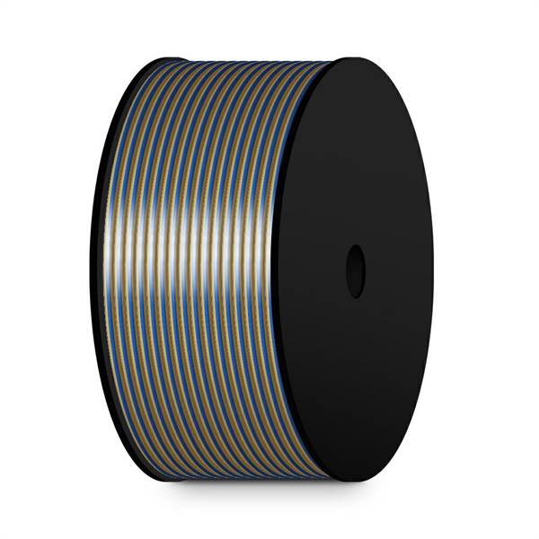 Bobina 1Kg filamento PLA Silk 2 Colori (Oro/Blu)