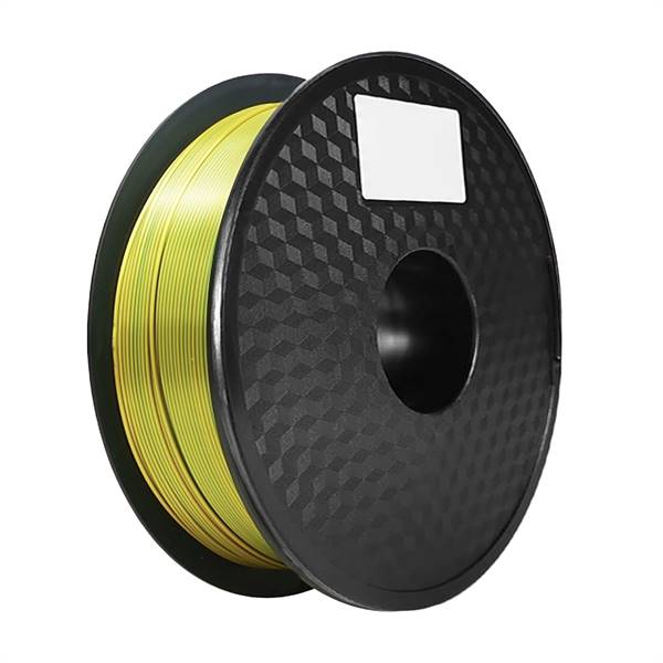 Bobina 1Kg filamento PLA Silk 2 Colori (Oro/Verde)