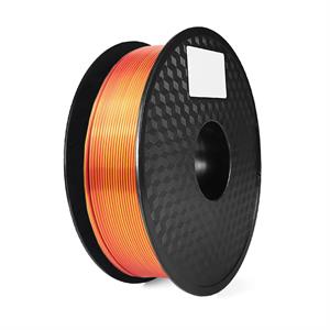 Bobina 1Kg filamento PLA Silk 2 Colori (Oro/Rosso) diametro 1,75mm