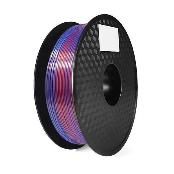 Bobina 1Kg filamento PLA Silk tricolor (Oro/Rosso/Blu) diametro 1,75mm