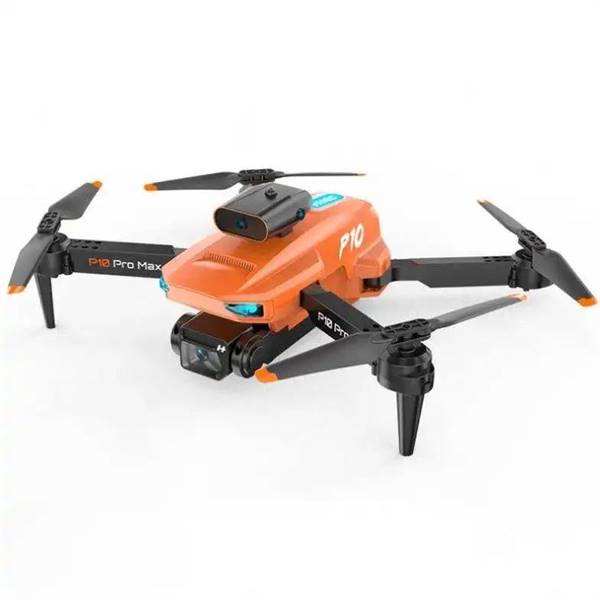 Drone quadricottero con doppia telecamera 8K colore arancione