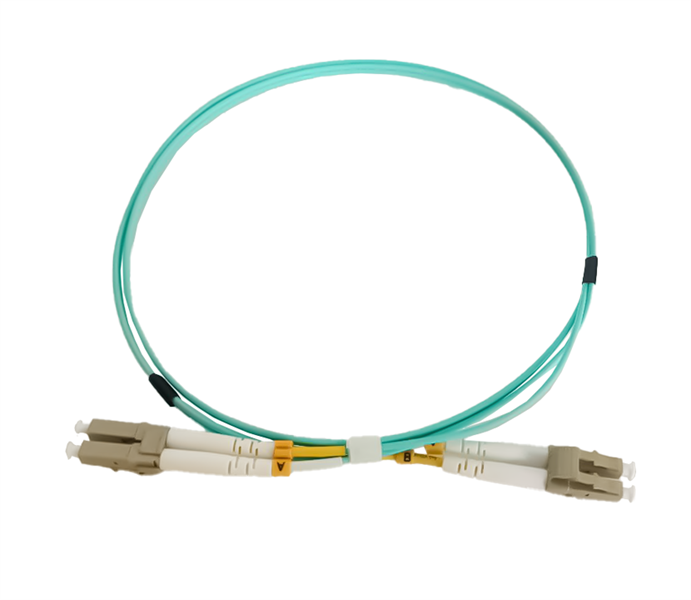 Cavo patch fibra LC/LC Duplex MM OM3 50/125 2,0 mm LSZH,1 metro