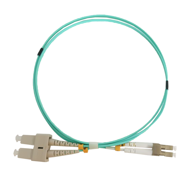 Cavo patch fibra SC/LC Duplex MM OM3 50/125 2,0 mm LSZH,3 metri