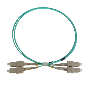 Cavo patch fibra SC/SC Duplex MM OM3 50/125 2,0 mm LSZH,1 metro