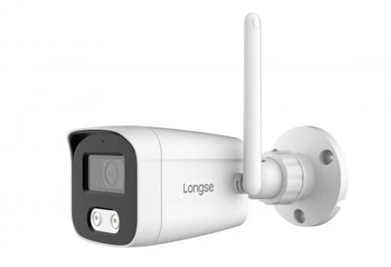 Videocamera bullet IP Wi-Fi 4MP,IR fino a 25 metri,microfono integrato,SD slot,IP67