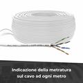 Matassa U/UTP CAT. 5e CCA 0.50mm 24AWG 305m PVC Grigio CPR Eca