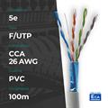Matassa F/UTP CAT. 5e CCA 0.45mm 26AWG 100m PVC Grigio CPR Eca