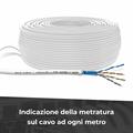 Matassa F/UTP CAT. 5e CCA 0.45mm 26AWG 100m PVC Grigio CPR Eca