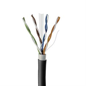 Matassa U/UTP Cat6 rame, 305 metri, 23 AWG, materiale PVC+PE, colore nero